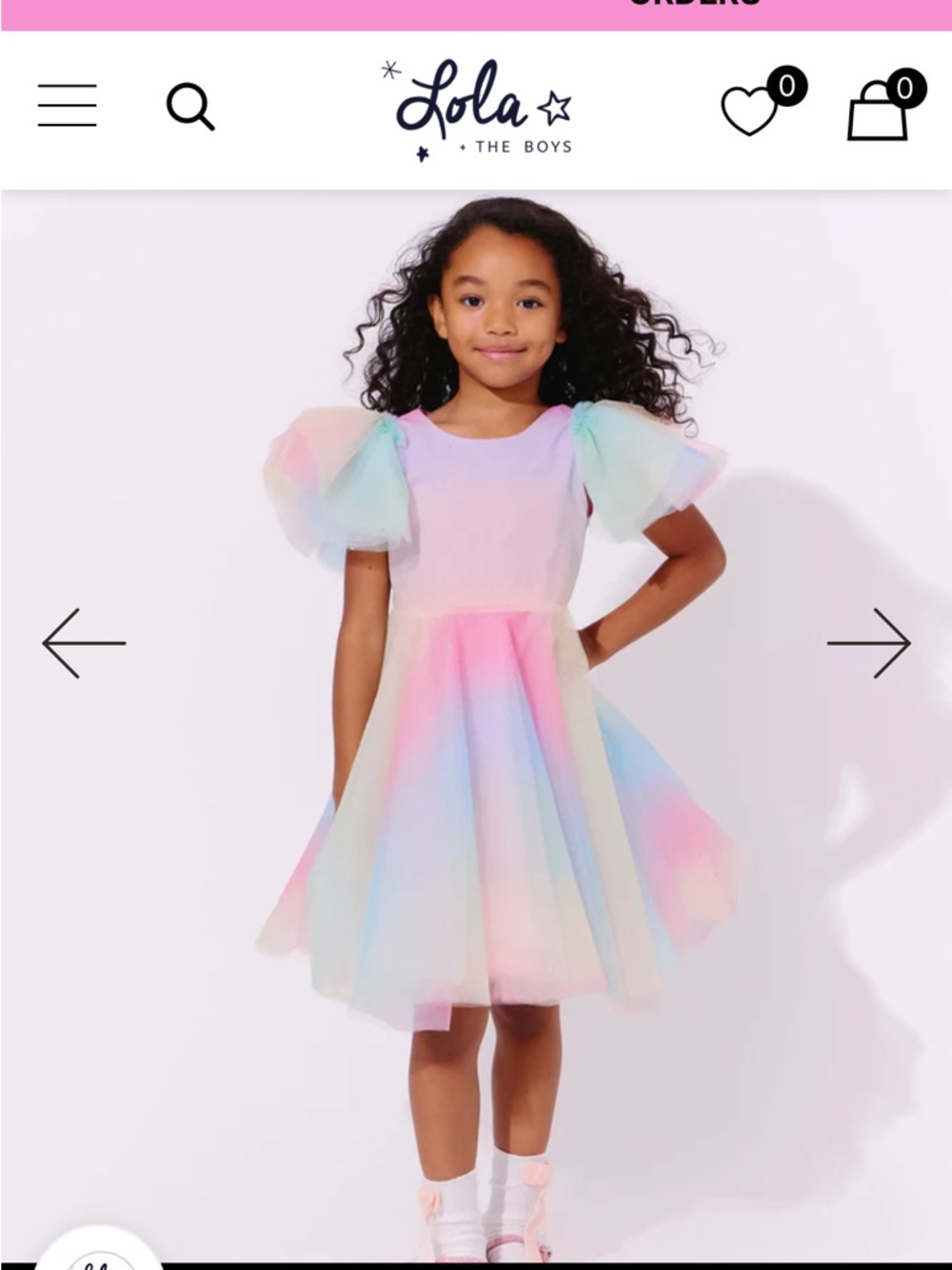 Lola + The Boys Sparkle Ombre Tulle Dress